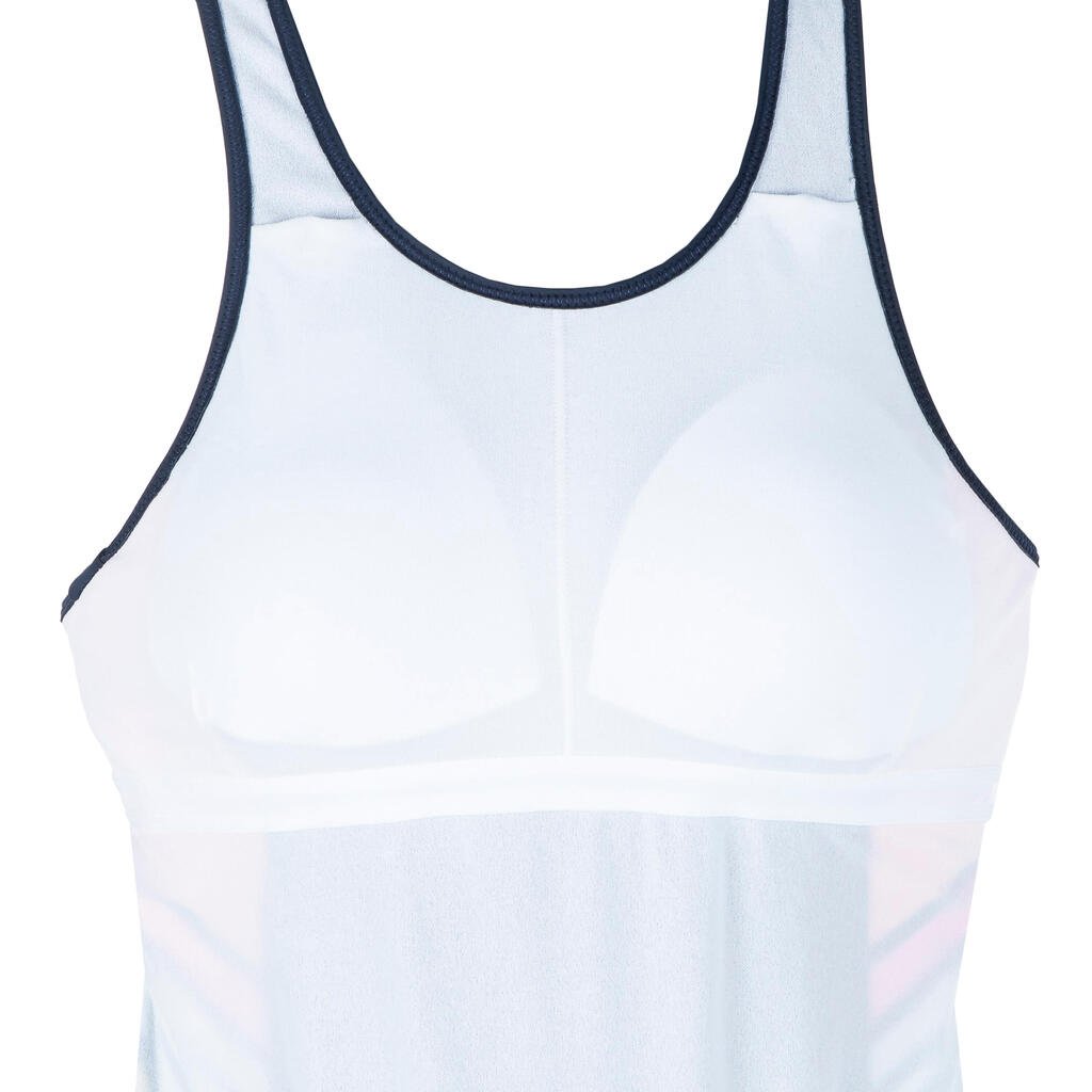 Maillot de Bain 1 Pièce Femme Natation Vega Light Race Marine